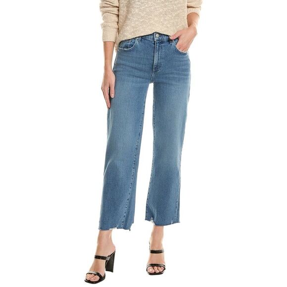 Le Jean WomensSabine Straight Crop Jean Blue